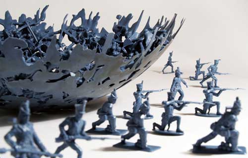 Image: Dominic Wilcox, War Bowl – Battle of Waterloo